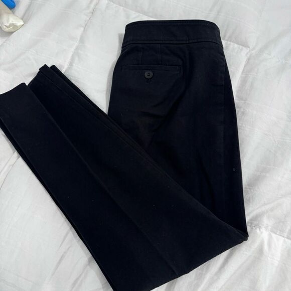 Talbots Chatham Black side zip Slim Leg, Ankle Length Pants -6 petite - Picture 10 of 12